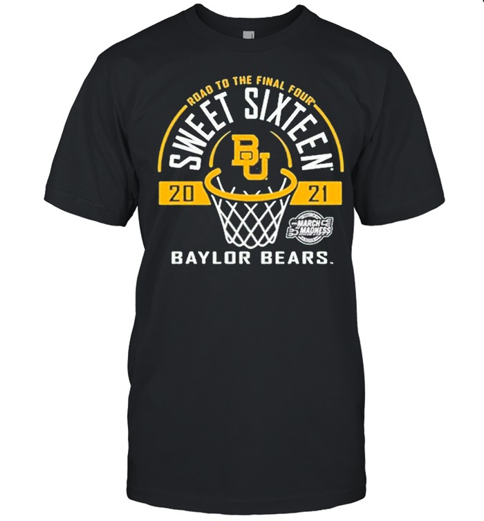 Baylor Bears Green Road To The Final Four 2021 Sweet Sixteen shirt