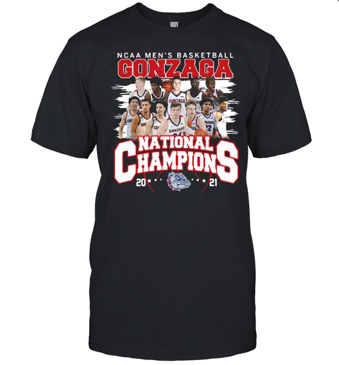 Ncaa mens basketball Gonzaga Bulldogs national champions 2021 shirt