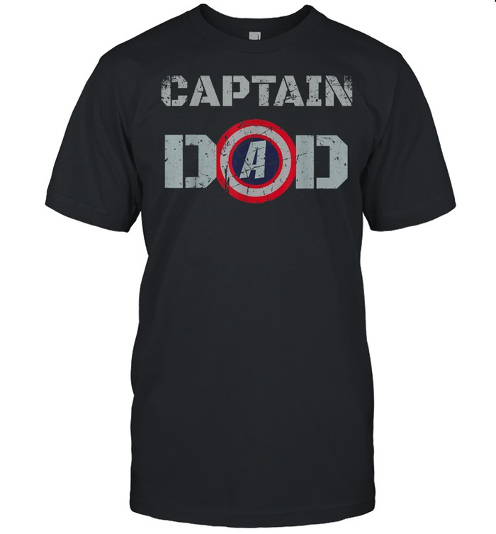 Dad Birthday Captain Dad Superhero shirt