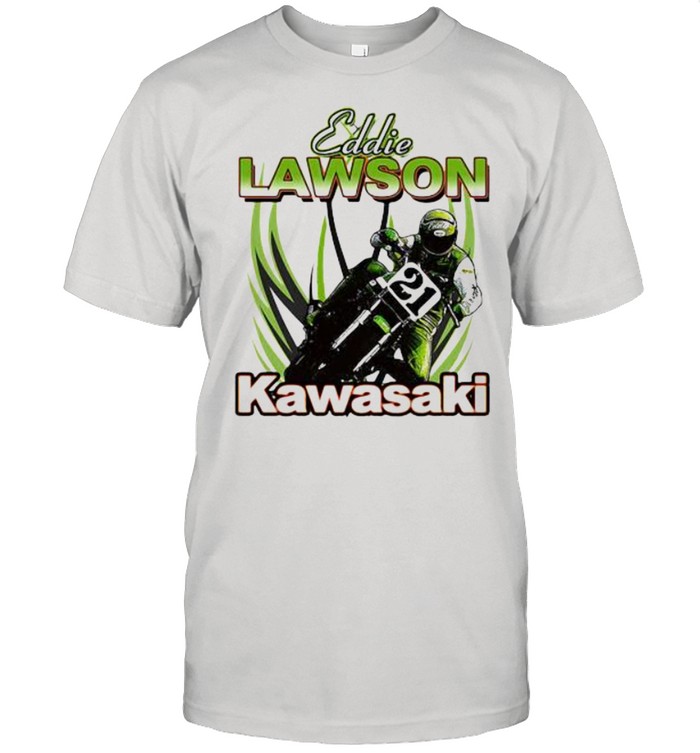 Eddie Lawson Kawasaki King Of The Mountain World Champion Motorcycle  Classic Men's T-shirt