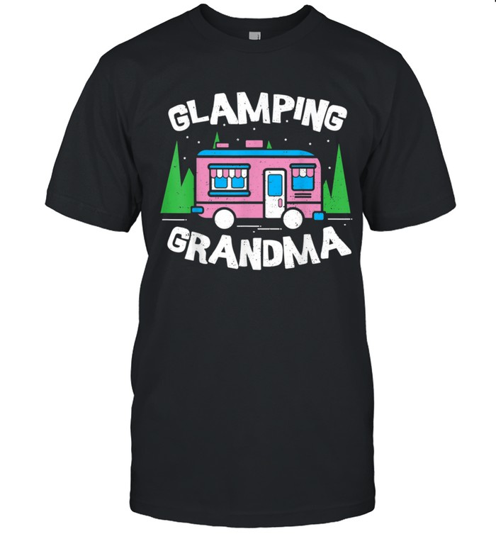 Flamingo Glamping Grandma Oma shirt