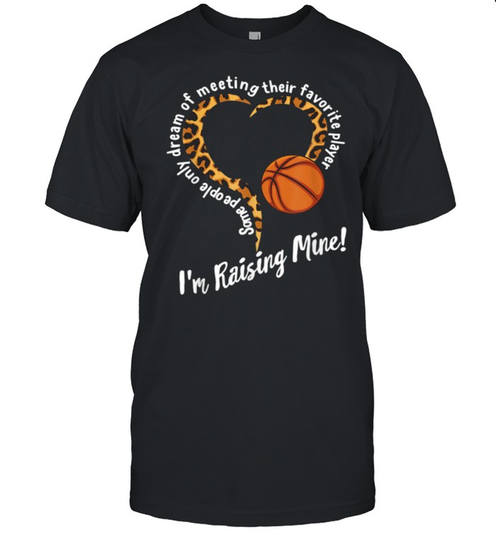 Gift for mom mother dayBasketball MomLeopard shirt Classic Men's T-shirt
