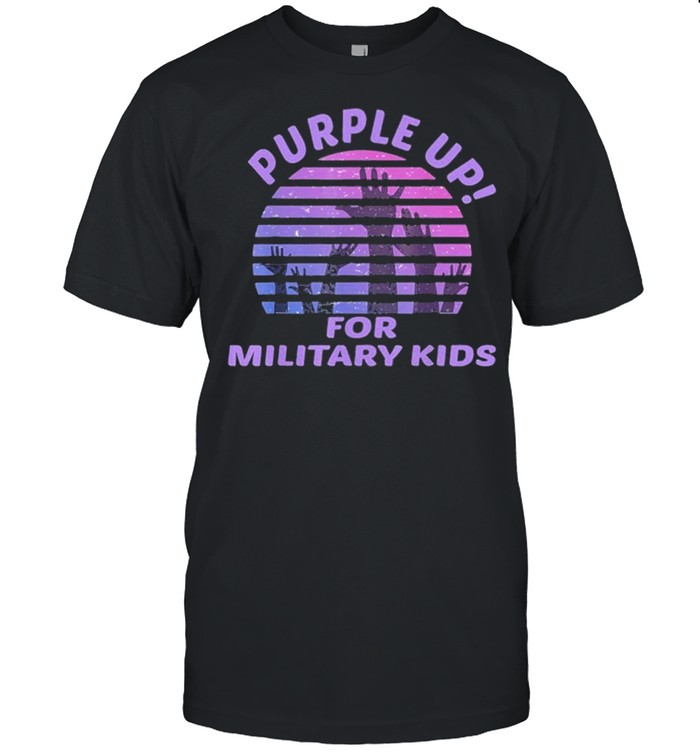 Purple Up For Military Kids Vintage shirt