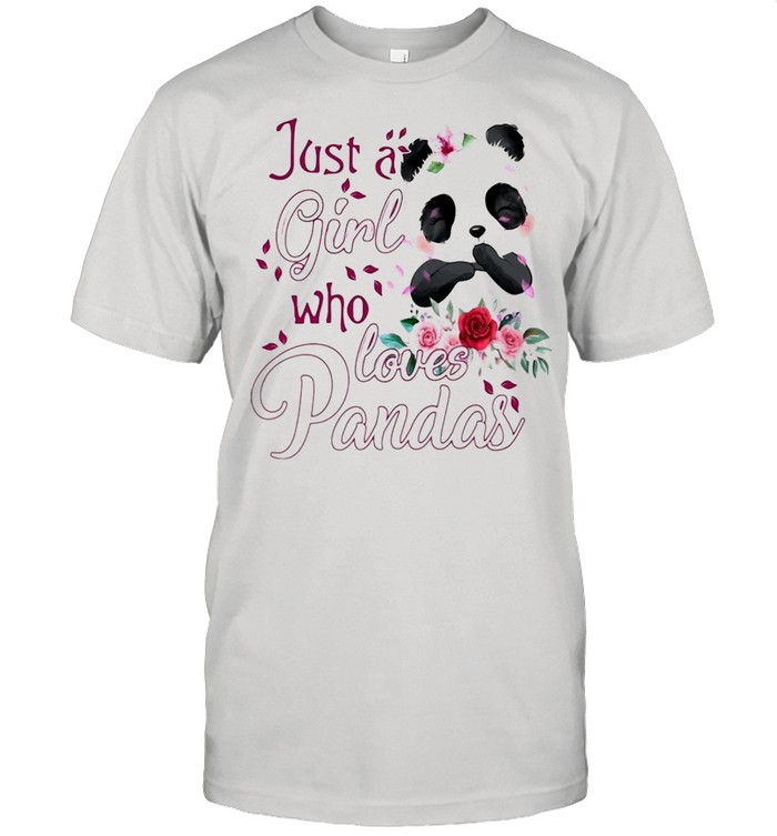Just A Girl Who Loves Pandas T-shirt Classic Men's T-shirt