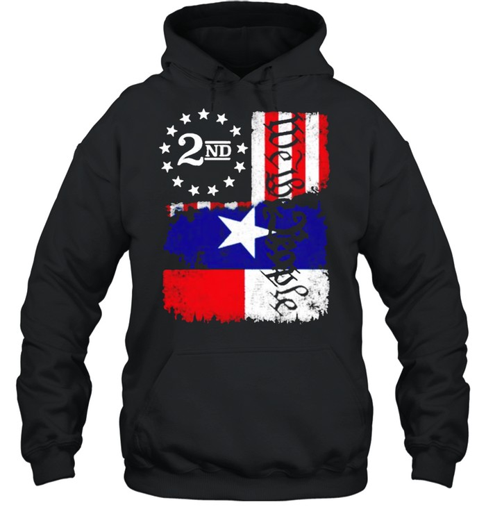 Texas Blended 2A Flag shirt Unisex Hoodie