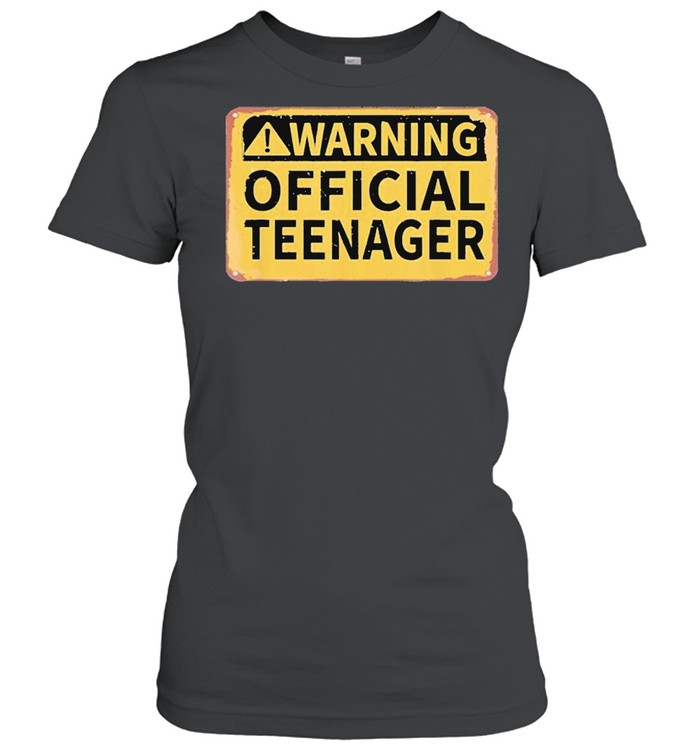 Warning Official Teenager shirt Classic Women's T-shirt