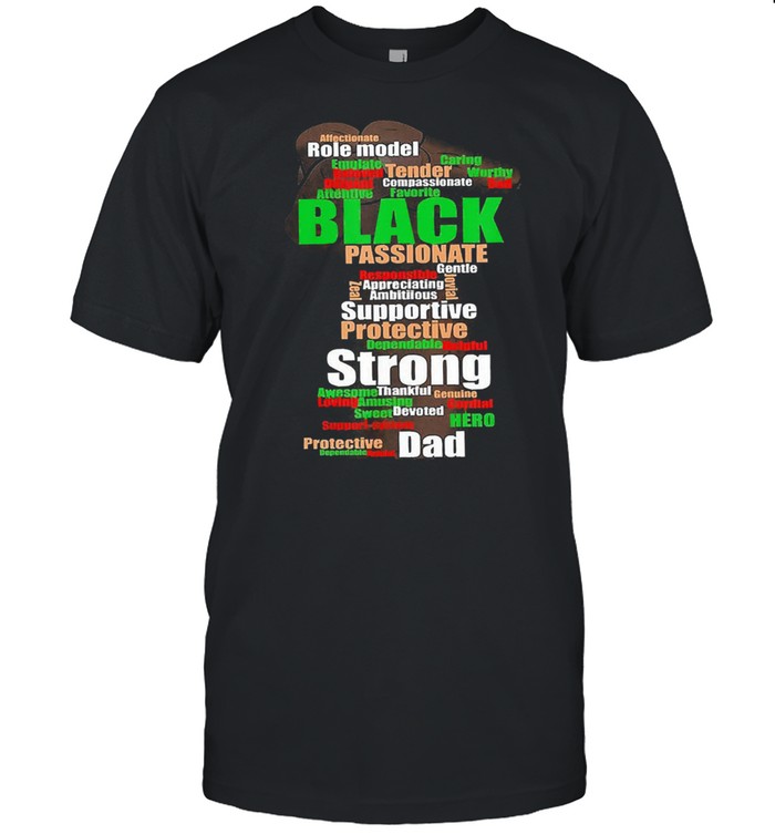 Role model black passionate supportive protective strong dad hand shirt Classic Men's T-shirt Role model black passionate supportive protective strong dad hand shirt Classic Men's T-shirt