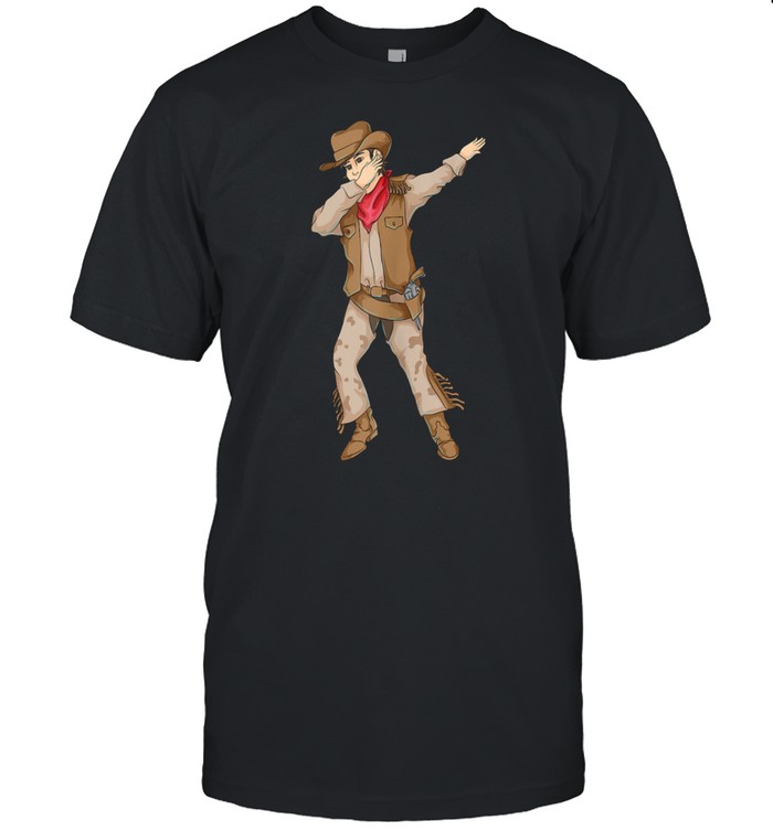 Cool Dabbing Cowboy Break Dancer Animal Herder shirt Classic Men's T-shirt