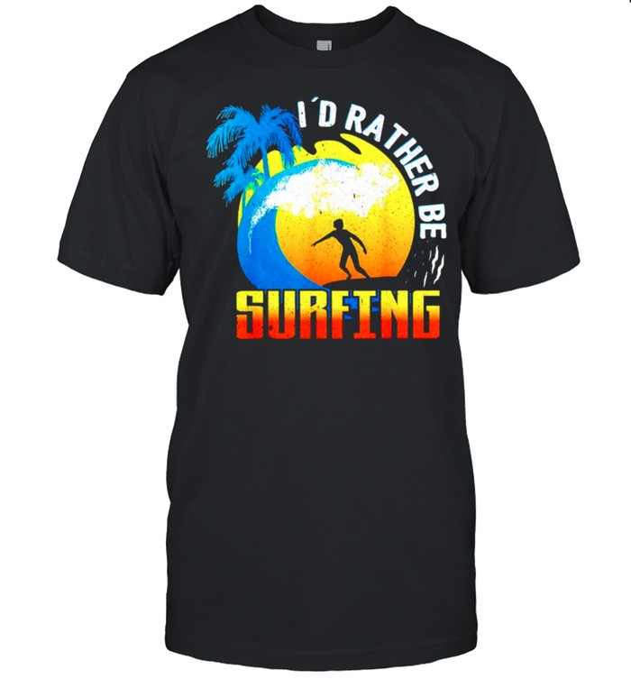 Id rather be surfing shirt Classic Men's T-shirt
