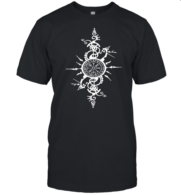 Celtic Viking Compass Vegvisir Rune Nordic Symbol T-shirt Classic Men's T-shirt