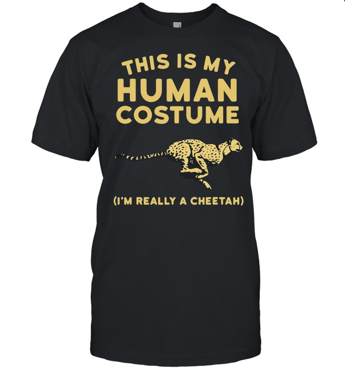 Cheetah For Boys Girls Women & Men Human Costume T-shirt