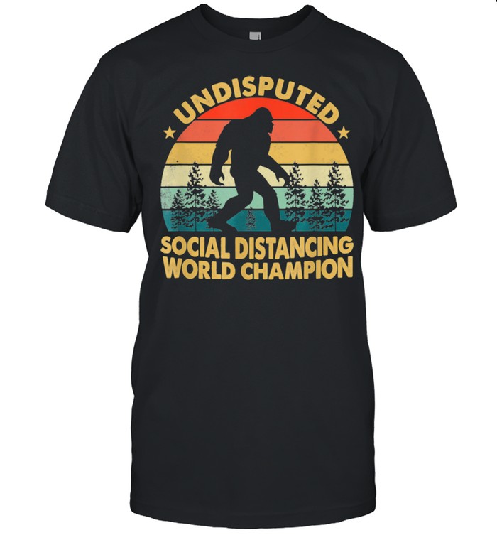 Undisputed Social Distancing World Champion shirt Classic Men's T-shirt