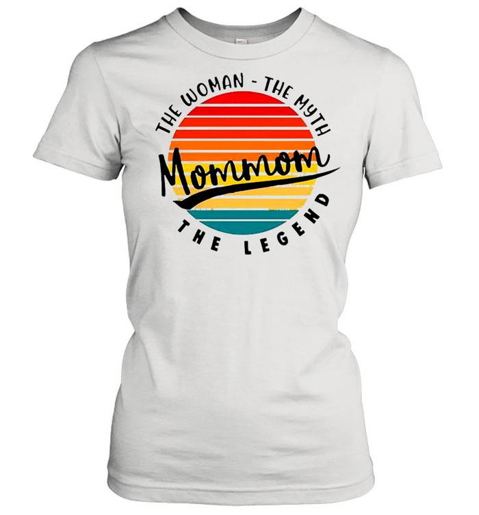 Retro Vintage Momom The Woman The Myth And The Legend  Classic Women's T-shirt