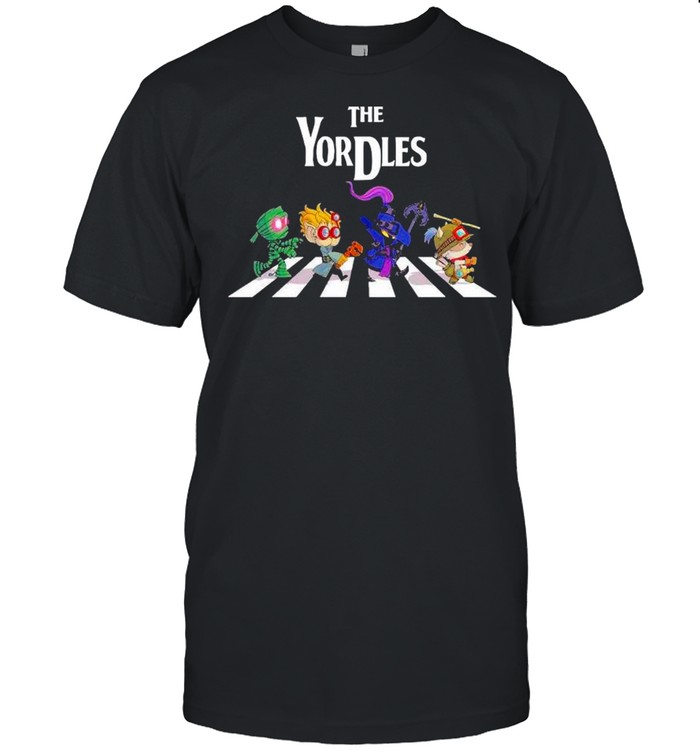League Of Legends The Yordles With Amumu Heimerdinger Veigar Teemo Abbey Road shirt Classic Men's T-shirt