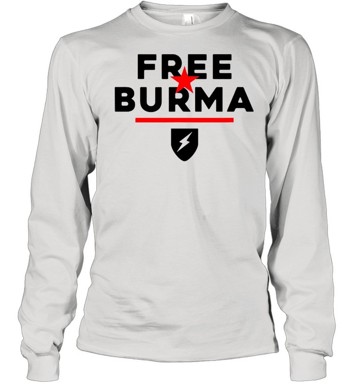 Free Burma Long Sleeved T-shirt