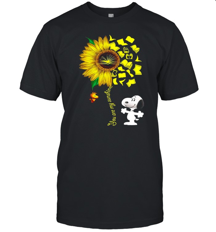 Snoopy And Woodstock You Are My Sunshine Sunflower shirt Classic Men's T-shirt