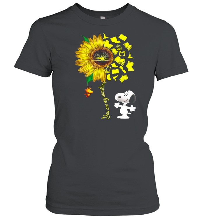 Snoopy And Woodstock You Are My Sunshine Sunflower shirt Classic Women's T-shirt
