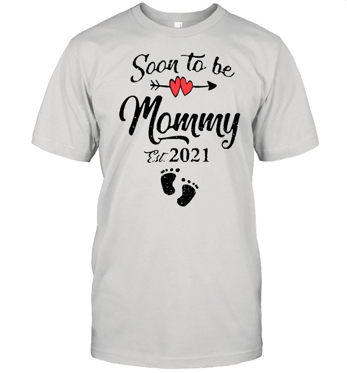 Soon to be mommy est 2021 shirt Classic Men's T-shirt