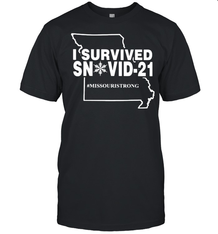 I Survived Snovid 21 Missouristrong  Classic Men's T-shirt