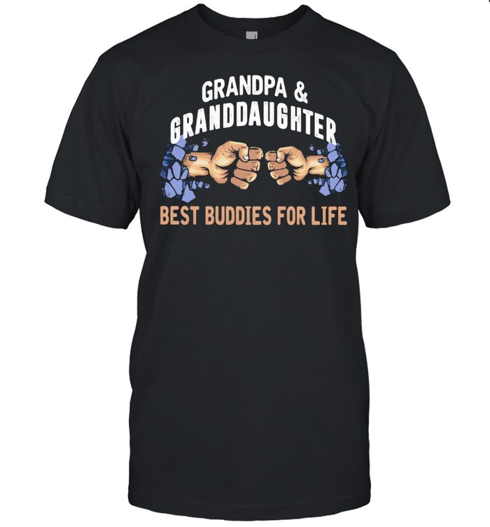 Grandpa Granddaughter Best Buddies For Life  Classic Men's T-shirt