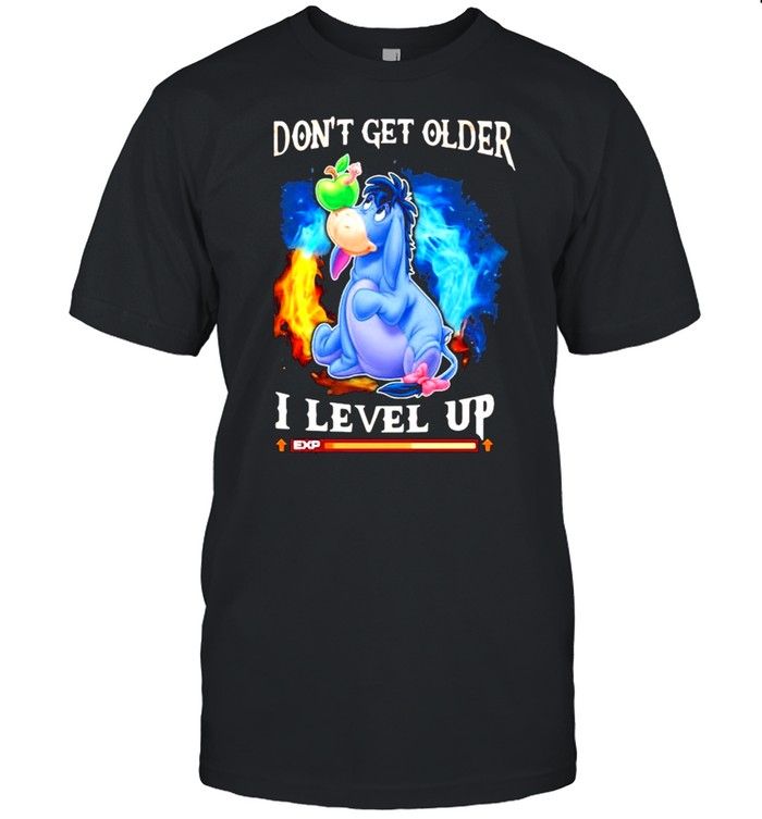 I Don’t Get Older I Level Up Donkey Shirt