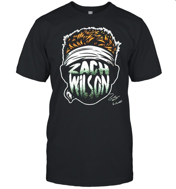 Zach Wilson Player Silhouette signature shirt