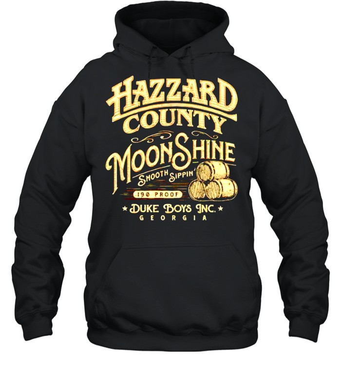 Hazzard County Moonshine smooth sipping shirt Unisex Hoodie
