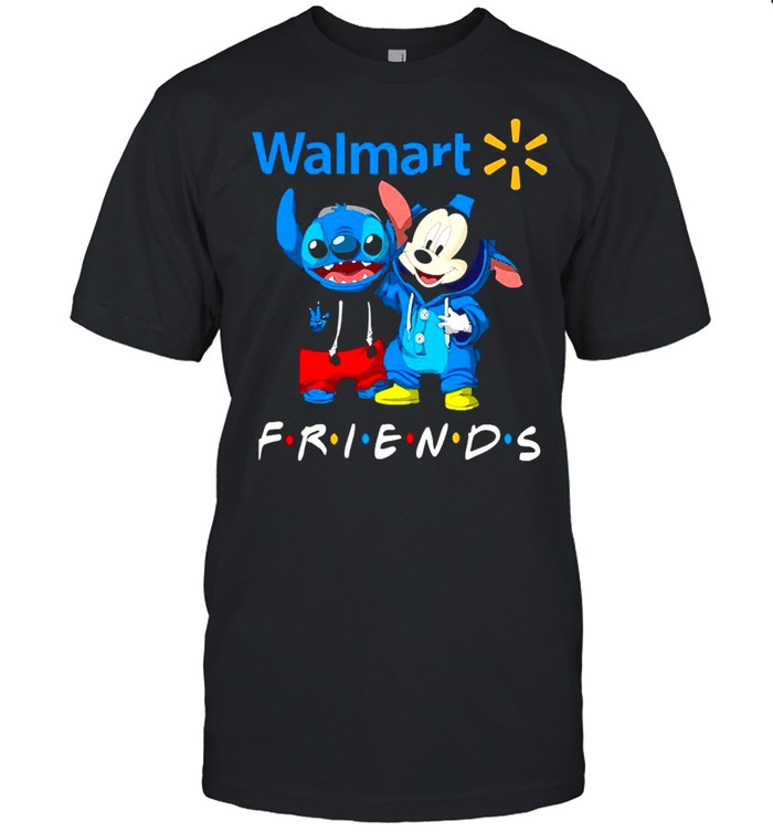 Baby Stitch And Mickey Mouse Walmart Friends  Classic Men's T-shirt