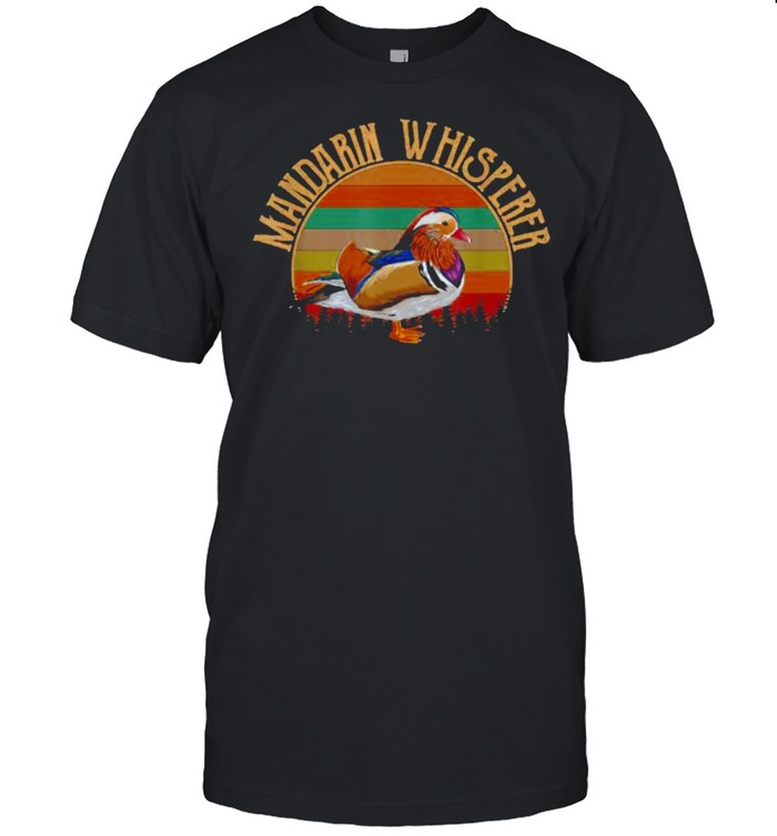 Mandarin duck whisperer vintage shirt