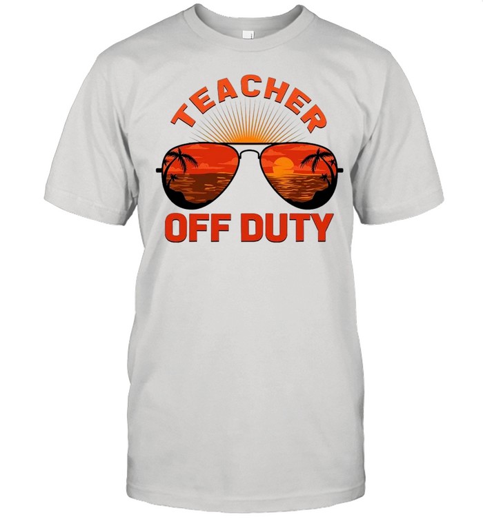 Summer Sunglasses Teacher Off Duty shirt Classic Men's T-shirt