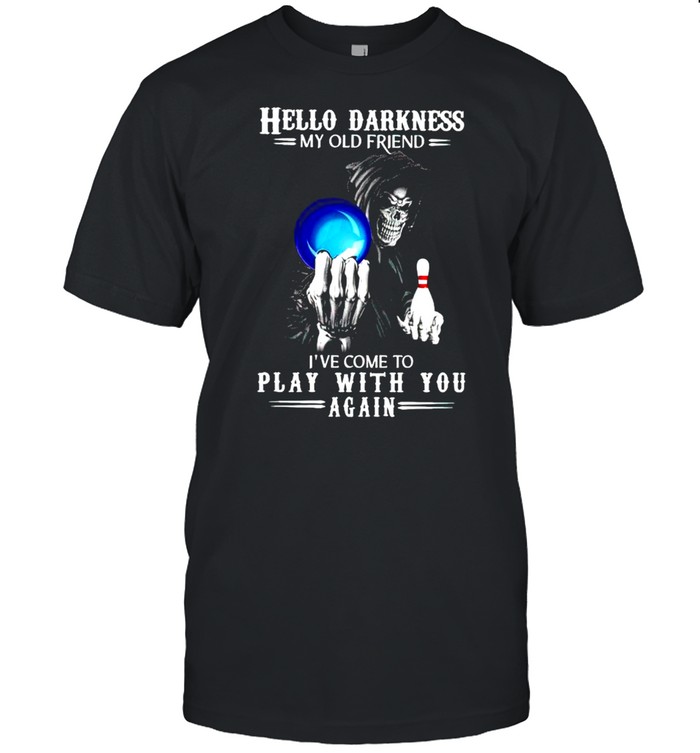 Devil bowling hello darkness my old friend I’ve come to play with you shirt Classic Men's T-shirt