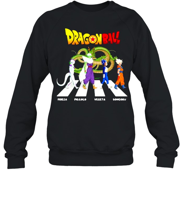 Dragon Ball Frieza Piccolo Vegeta Songoku Abbey Road  Unisex Sweatshirt