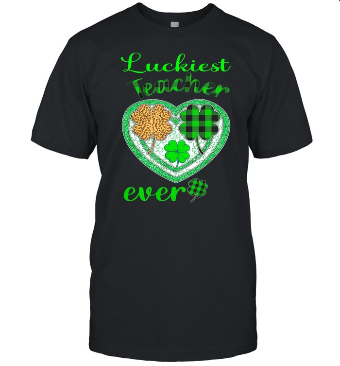 Luckiest Teacher Ever St Patricks Day shirt Classic Men's T-shirt