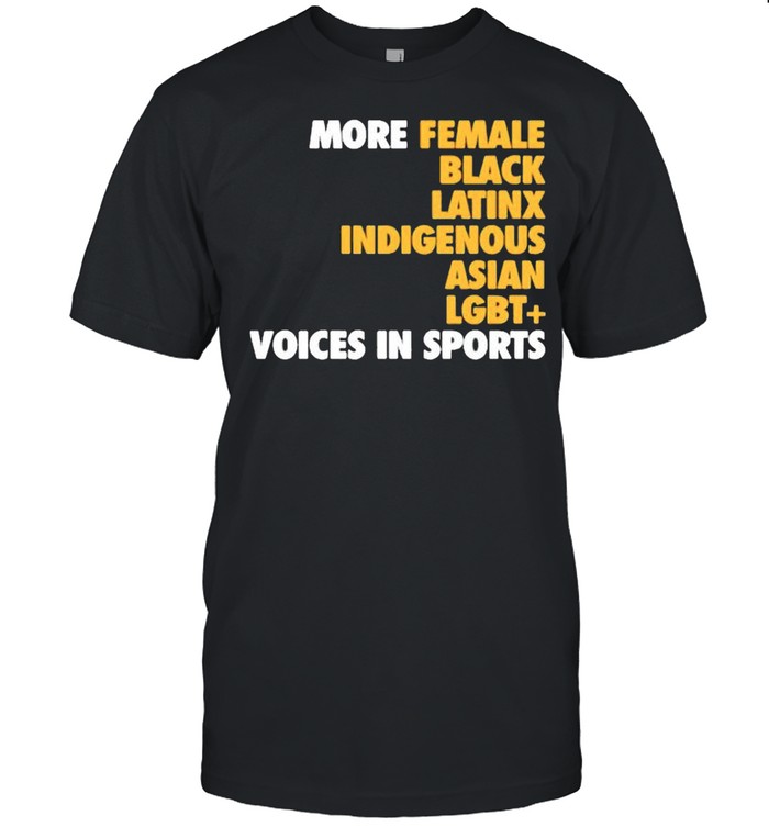 Megan reyes megreyes more diverse voices in sports shirt