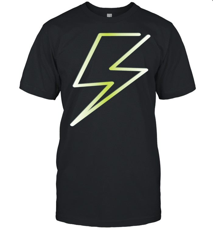 Lightning Bolt Print Hero Design shirt