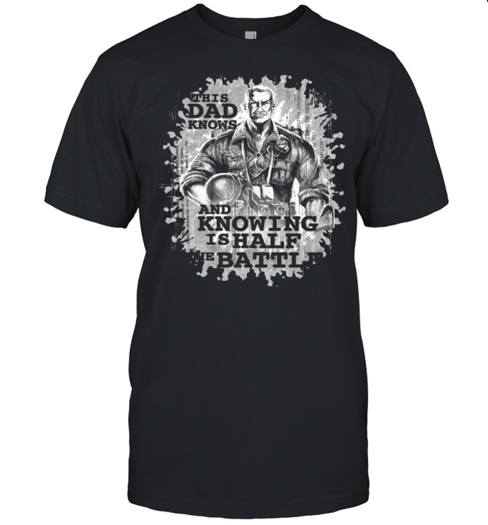 G.I. Joe Father's Day Knowing Is Half The Battle Langarmshirt shirt Classic Men's T-shirt