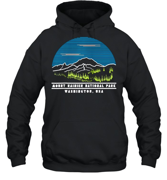 Mount Rainier US National Park Washington USA Nature shirt Unisex Hoodie