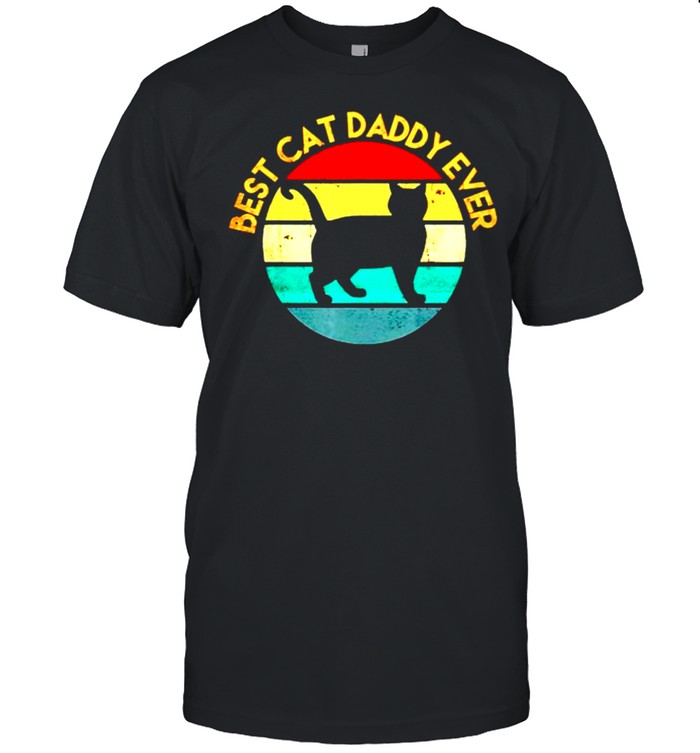 Best cat daddy ever vintage shirt Classic Men's T-shirt