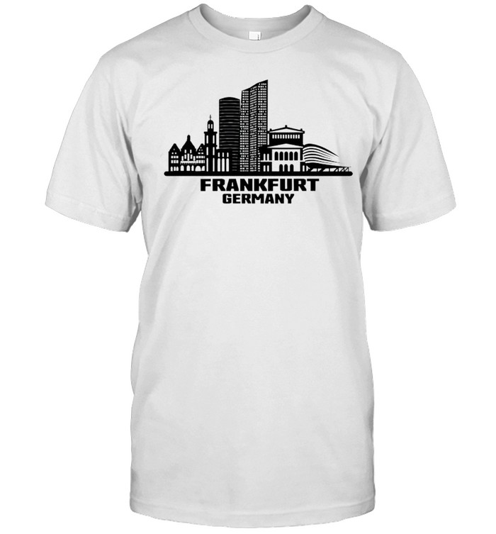 Frankfurt Am Main Germany Skyline shirt Classic Men's T-shirt