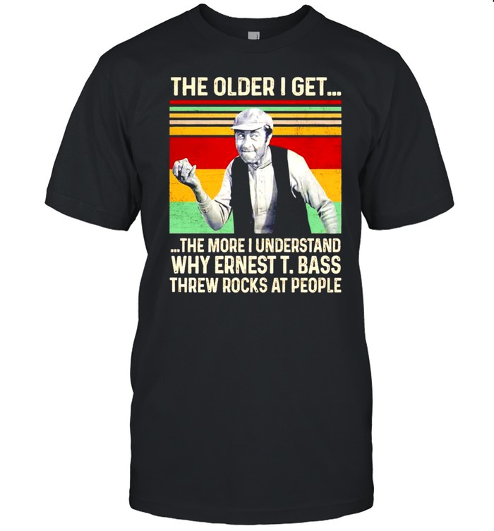 The older I get the more I understand why ernest bass shirt Classic Men's T-shirt
