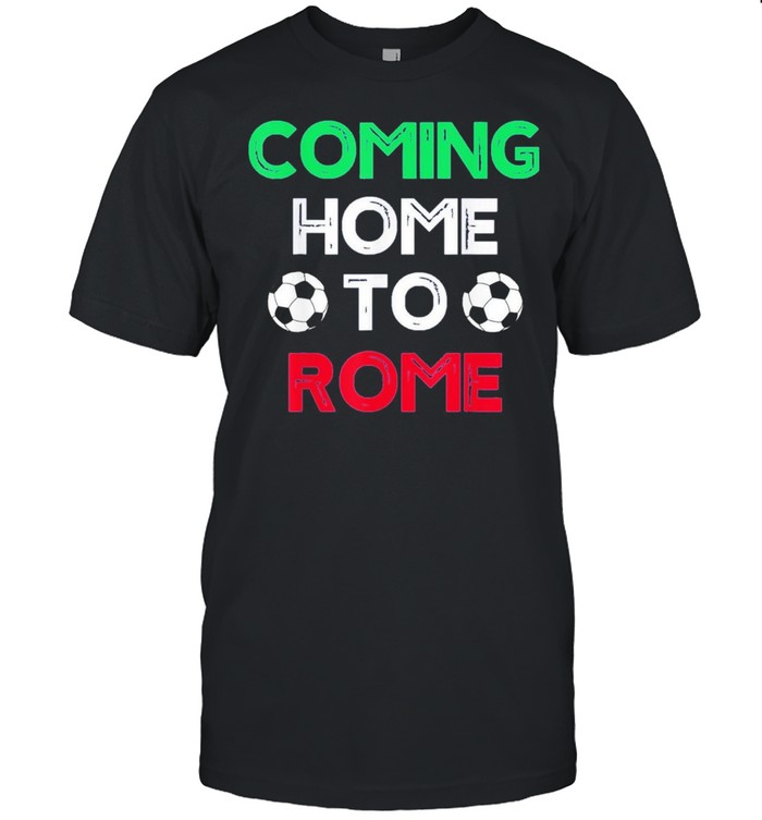 Coming Home To Rome Italia 2021 Italia Champions Football shirt Classic Men's