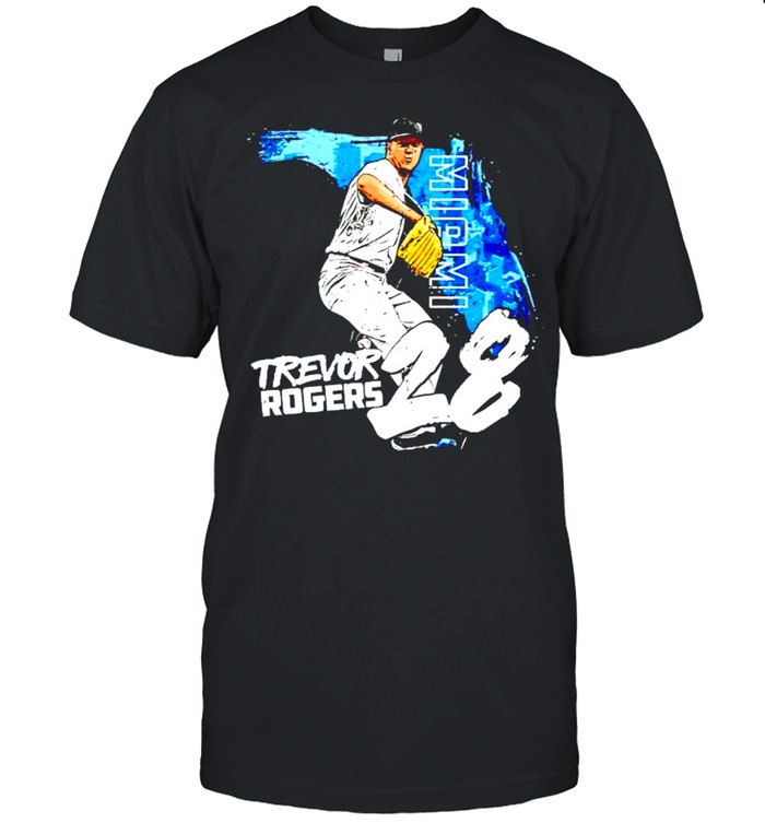 Miami Marlins Trevor Rogers throw the ball shirt Classic Men's T-shirt