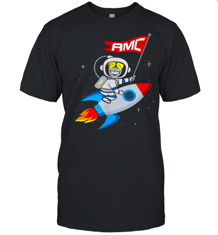 Apes To The Moon $AMC Short Squeeze T-Shirt