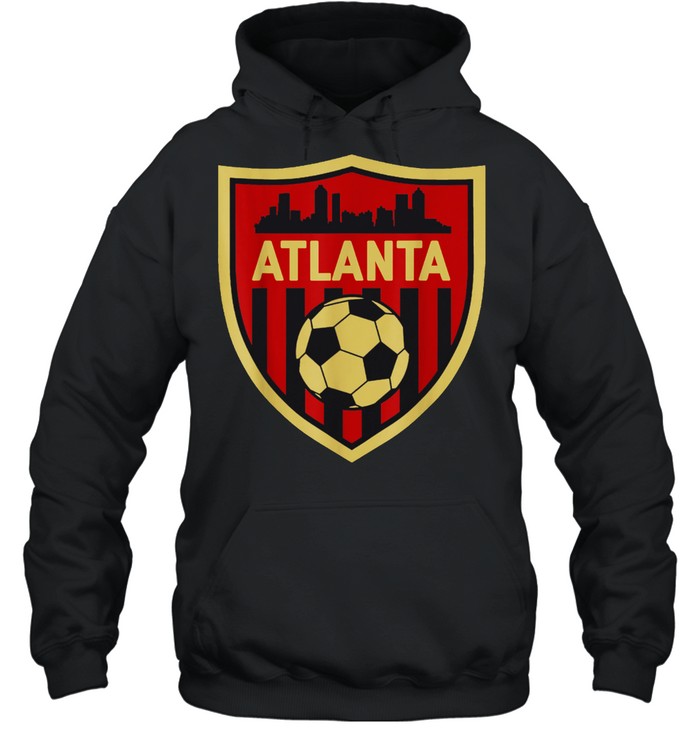 Atlanta Soccer Jersey Style Team Fan FC United Flag ATL shirt Unisex Hoodie