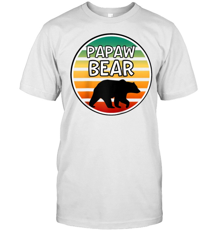 Mens Papaw Bear Shirt Bear For Grandpa Grandparents shirt