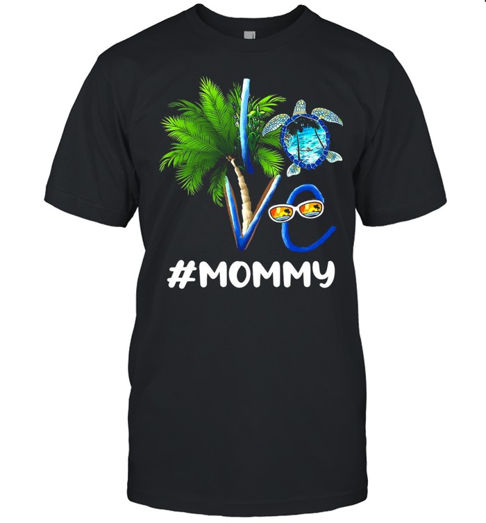 Mommy Summer Love Turtle T-shirt Classic Men's T-shirt