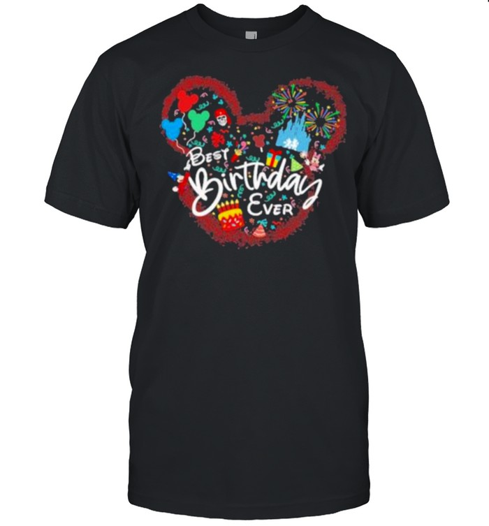 Best Birthday Ever Disney Mickey Firework Shirt