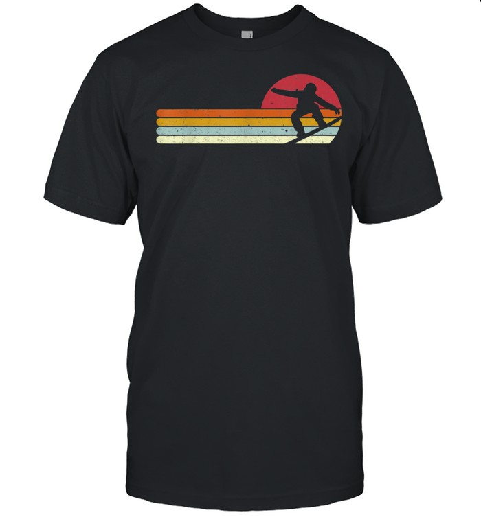 Sunset Snowboarder Snow Boarding Snowboarders shirt