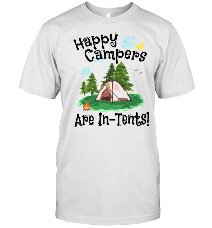 Happy Campers Are In Tents T-shirt Classic Men's T-shirt