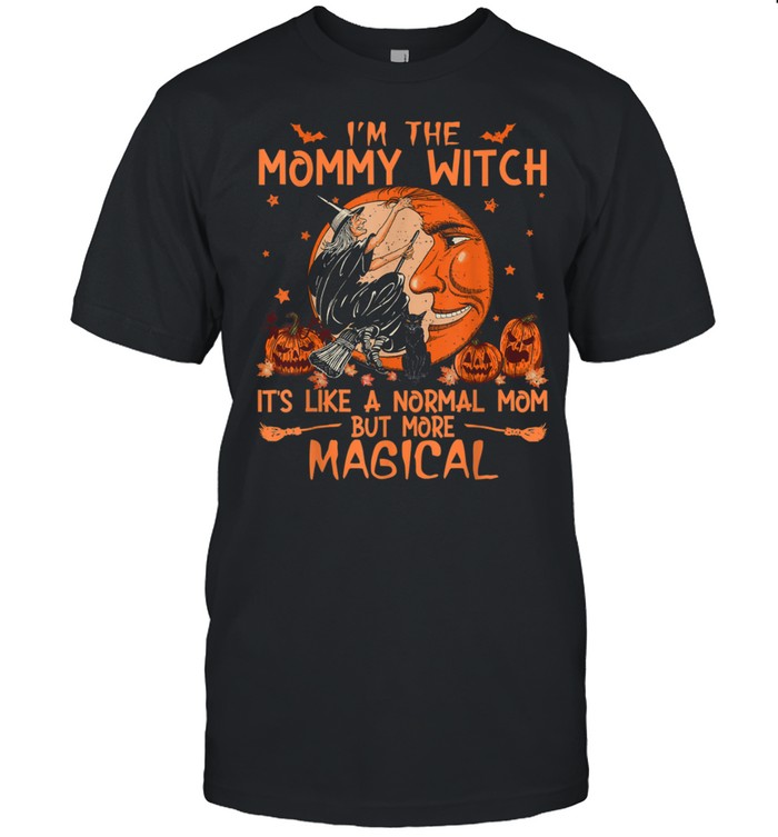 Retro Vintage Halloween Mommy Witch Ideas shirt Classic Men's T-shirt